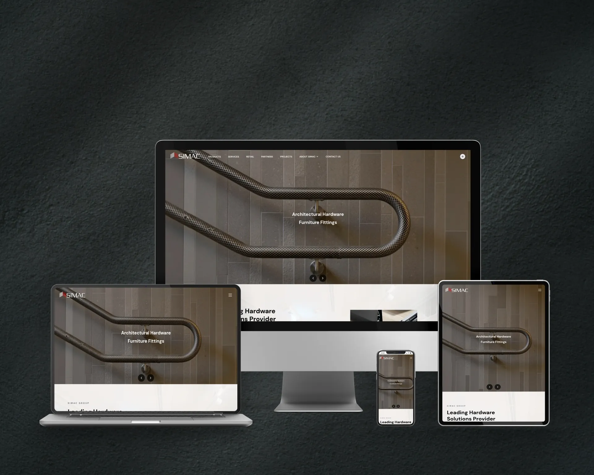 SIMAC website preview